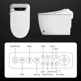 Smart Bidet and Toilet for Bathroom with Inner Tank, Touch Sensor, Spray, Seat Warmer, Auto Flush & More