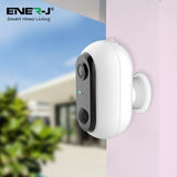 Smart Wireless 1080P Battery Camera with 2 pcs 18650 Battery, ENERJSMART APP