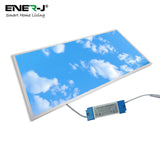 Pack of 2 LED Backlit Panel with 2D Sky Picture 60W 1195x595 mm