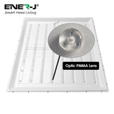 595x595x30 MM, 40W LED Ceiling Slim Backlit Panel 6000K, IP20 Rating to Prevent Dirt, Moist, Eco Friendly, No Harmful Elements, 2 Years Warranty