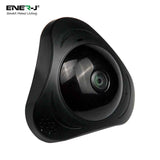 Smart WiFi VR 360 IP Camera Panoramic View Home & Office Security IR Night Vision, Motion Detection, Remote Viewing on Phone App