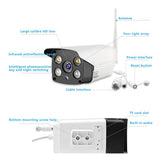 Movable Outdoor Wireless WiFi 1080P IP Camera, 255 Degrees Horizontally, 60 Degrees Up and Down