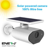 Solar Powered 1080P Outdoor IP Camera, Wi-Fi Camera with 2-Way Audio, IR-Cut Night Vision, PIR Motion Detection, IP65 Waterproof, No Cables or Batteries Needed