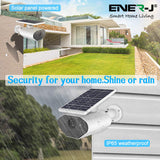 Solar Powered 1080P Outdoor IP Camera, Wi-Fi Camera with 2-Way Audio, IR-Cut Night Vision, PIR Motion Detection, IP65 Waterproof, No Cables or Batteries Needed