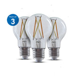 8.5W Smart WiFi Filament Bulb E27 CCT Changeable & Dimmable for Livingroom, Bedroom Lighting (Pack of 3)