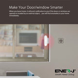 WiFi Door and Window Sensors, Smart Alarm with Free Notification APP Control Home Security Alarm System, No Hub Required