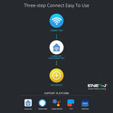 WiFi Door and Window Sensors, Smart Alarm with Free Notification APP Control Home Security Alarm System, No Hub Required