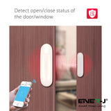 WiFi Door and Window Sensors, Smart Alarm with Free Notification APP Control Home Security Alarm System, No Hub Required