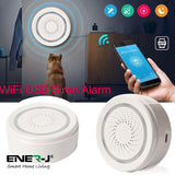 Wi-Fi Alarm with Siren, Wireless Home Alarm Systems, Up to 120dB, Multiple Sound Selection