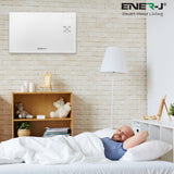 Wall Mount Smart Space Heater Panel, Tempered Glass 2000W Heater, The Most Silent Economic & Energy Efficient