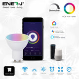 5W Smart Colour Changing Light Bulb, GU10 RGB CCT Colour Changing Bulbs,  Bluetooth APP Control LED Bulbs, WiFi Dimmable RGB and White Light, Mood Light for Room Decor & Party (Pack of 3)