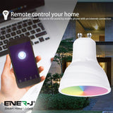 5W Smart Colour Changing Light Bulb, GU10 RGB CCT Colour Changing Bulbs,  Bluetooth APP Control LED Bulbs, WiFi Dimmable RGB and White Light, Mood Light for Room Decor & Party (Pack of 3)