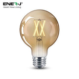 8.5W Smart Dimmable WiFi Filament Bulb, Edison Screw E27, CCT Changeable & Dimmable Retro Stye for Livingroom, Bedroom Lighting (Pack of 3)