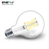 8.5W Smart Dimmable WiFi Filament Bulb, Edison Screw E27, CCT Changeable & Dimmable Retro Stye for Livingroom, Bedroom Lighting (Pack of 3)