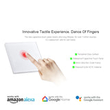 3 Gang Smart Touch Switch with Timer, APP & Voice Control, Smart Alexa Light Switch Works with Amazon and Google Home, No Neutral Required