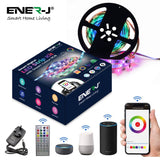 5 Meter Smart RGB LED Strip Kit with Dream Colour RGB, IP65, Remote, APP & Voice Control