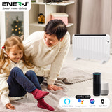 Smart Electric Radiator Heater 2000W, LCD Display, 7-Day Timer Function, Free Standing or Wall Mountable