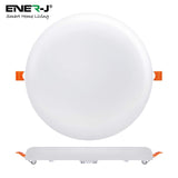 Pack of 4 18W Frameless Recessed-Surface Super LED Panel Downlights, 6000K, 105mm, Round, 2 Years Warranty