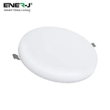 Pack of 4 18W Frameless Recessed-Surface Super LED Panel Downlights, 6000K, 105mm, Round, 2 Years Warranty