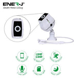 ENERJ Smart WiFi Wireless Outdoor IP Camera, Wi-Fi with Motion Sensor, Night Vision, Two Way Audio, HD Resolution Monitoring Using App