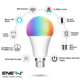 9W Smart Colour Changing Light Bulb, B22 RGB CCT Colour Changing Bulbs, Bluetooth APP Control LED Bulbs Bayonet, WiFi Dimmable, Mood Light for Room Decor & Party (Pack of 3)